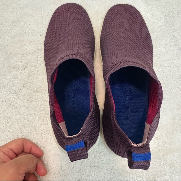 Rothy’s The Chelsea Burgundy Boots size 9/5 - Picture 6 of 10